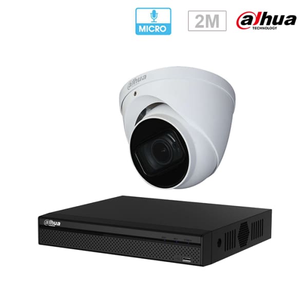 Kit de Surveillance DAHUA avec Micro Kit de Surveillance DAHUA avec Micro